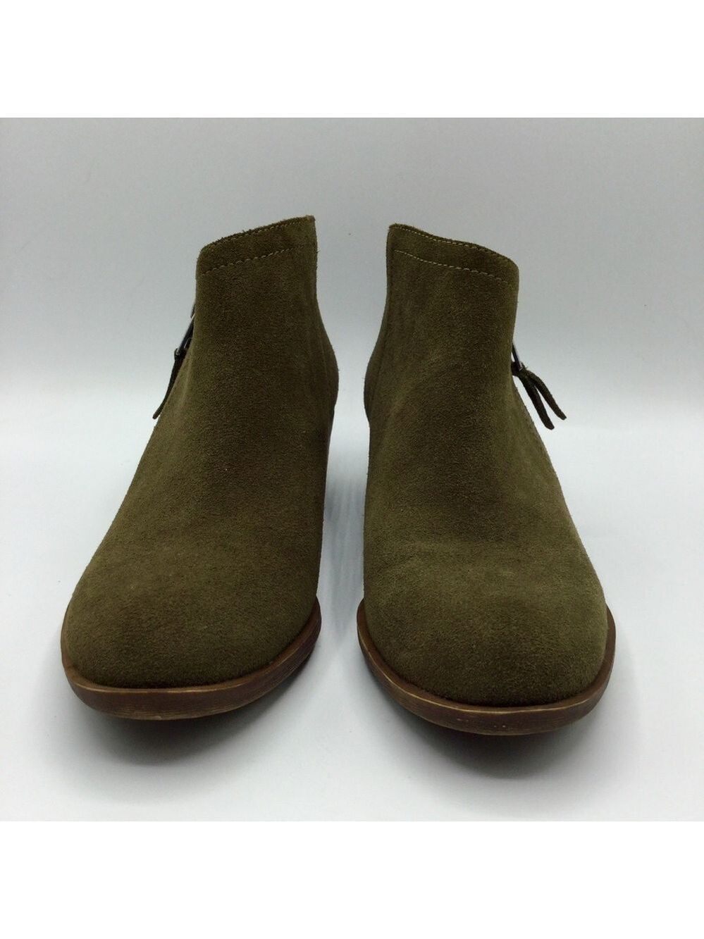 Lucky Brand Brielley2 Oiled Suede Ankle Boots Booties Size 7M - Picture 3 of 12
